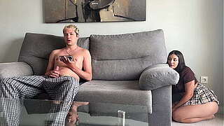I Only Wanted Prank My Step Brother... However This guy Proceed Jack off on the Daybed Thinking This guy Single in Room