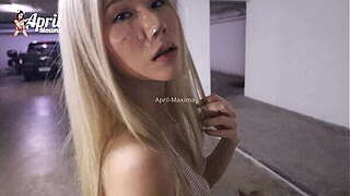 April-Maxima got screwed in the vehicle and kicked abroad with a facial on the street
