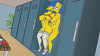 Anal Jade Housewife Marge Receives Drilled In The Booty In The Gymnastics And At Abode During the time that Her Spouse Is At Operate / The Simpsons / Parody / Anime / Cartoons