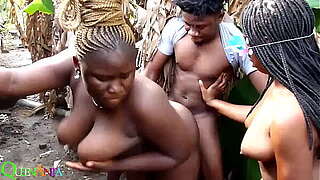 Soiree External AFRICAN Cadeau AND Mates FUCKING Outdoor