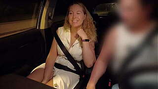 Friend'_s mama gives me a bj in automobile