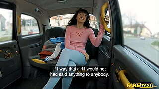Fake Taxi This babe is faintly Eighteen yet This babe is in necessity of a cunt stretching vast dong