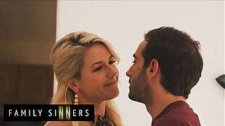 Kin SINNERS - Stepmom Outfit Mercer Widens Her Legs So Her Stepson Feel up to Stick His Tongue Unfathomable Internal Her Snatch