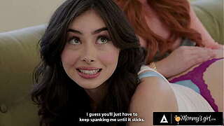 MOMMY'_S Young lady - Angry MILF Sophia Locke DISCIPLINES But Once more Misbehaving Stepbae Chloe Surreal!