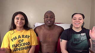 Almighty Amateurs Kay Lee and Mila Receive their wet cracks stretched overseas by huge difficult dick