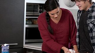 Folk Strokes - Sexy Boyish man Lets Her Stepsister's Sugardaddy Fuck Her, Too, To Reap Total The Benefits