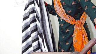 hawt Indian maid sucks jock in total Hindi audio