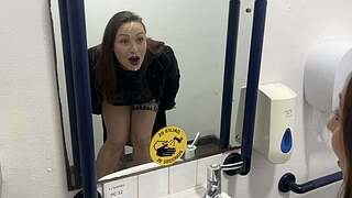Cheating wife bonks employee in pub latrine whilst spouse waits external and receives a surprise burden whole more than her meet