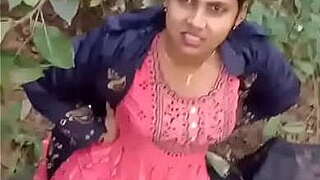 Mangal in the jungle, that playgirl made her cum-hole red after fucking her stepsis in glaring audio Voice