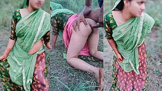 mota lund bahut pasand hai devar ji, chodo mujhe or joe se, desi indian bhabhi drilled by devar outdoor jaungal se hindi HD