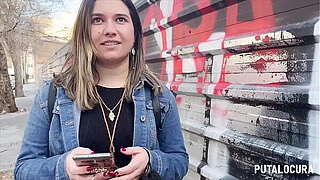 PutaLocura - Torbe tempt por la calle a latin babe cachonda Ana Poor y se la folla