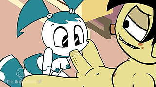 Teenage Robot Manga Movie Jenny x Sheldon